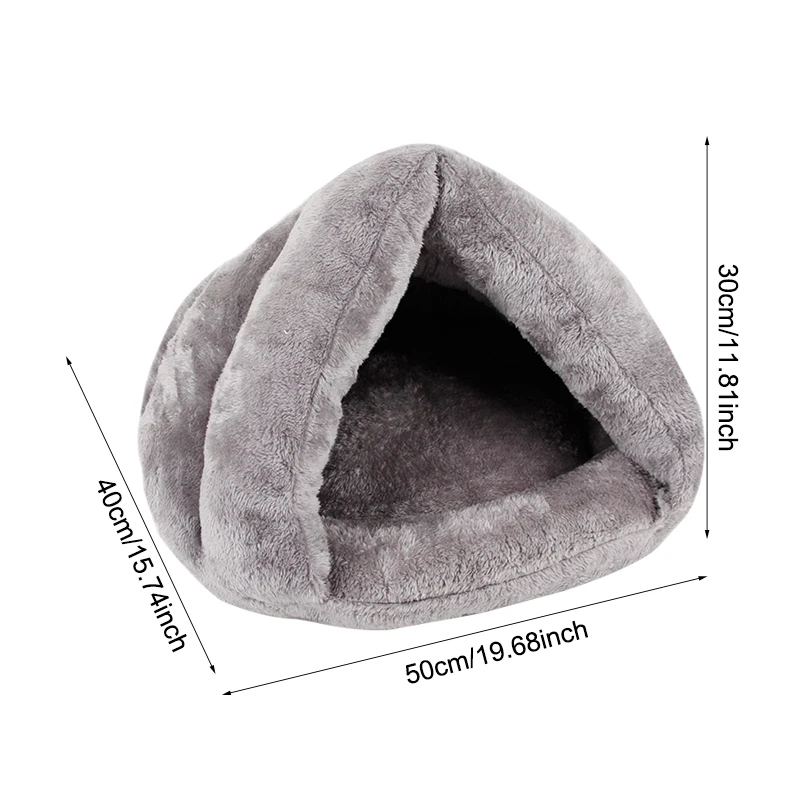 Коврики для домашних животных кошек собак щенков Arctic плюшевые треугольная форма