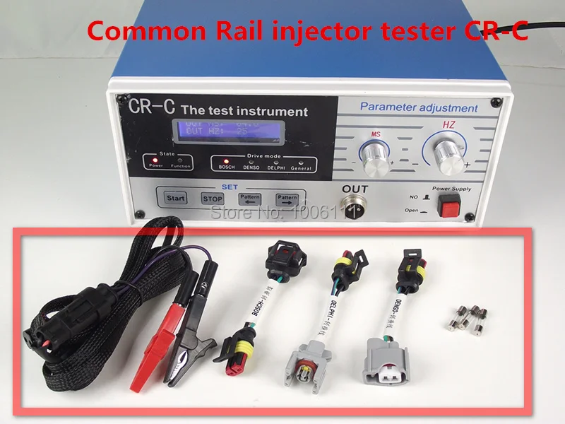 Тестер для инжектора BOSCH DENSO DELPHI SIMENS Common Rail Piezo соединительный провод заглушки
