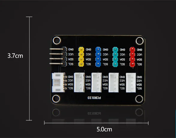 2 шт. для Arduino электронных кирпичей I2C IIC TWI I Интерфейс удлинитель с переключателем