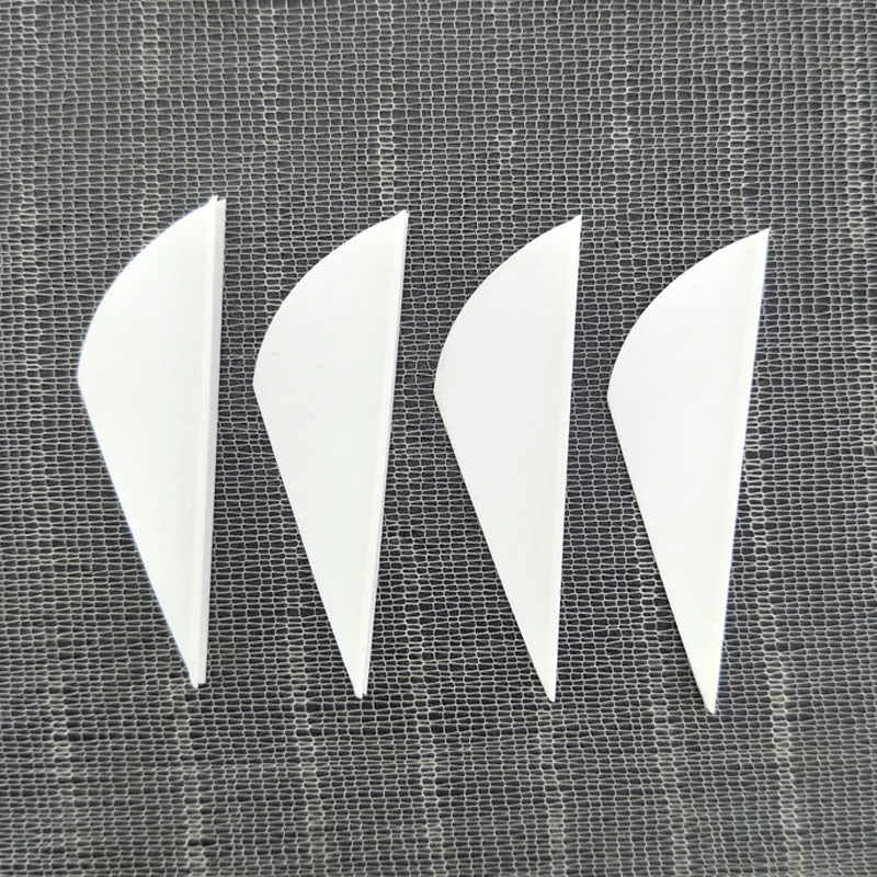 60pcs Archery 2 Inch Plastic Arrow Feather Vanes Fletching Hunting Rubber Fleted Drop Shape Right Wing Accessories | Спорт и