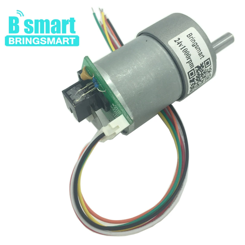 Фотоэлектрический мини-кодировщик Bringsmart 12 В 24 двигатель редуктора постоянного
