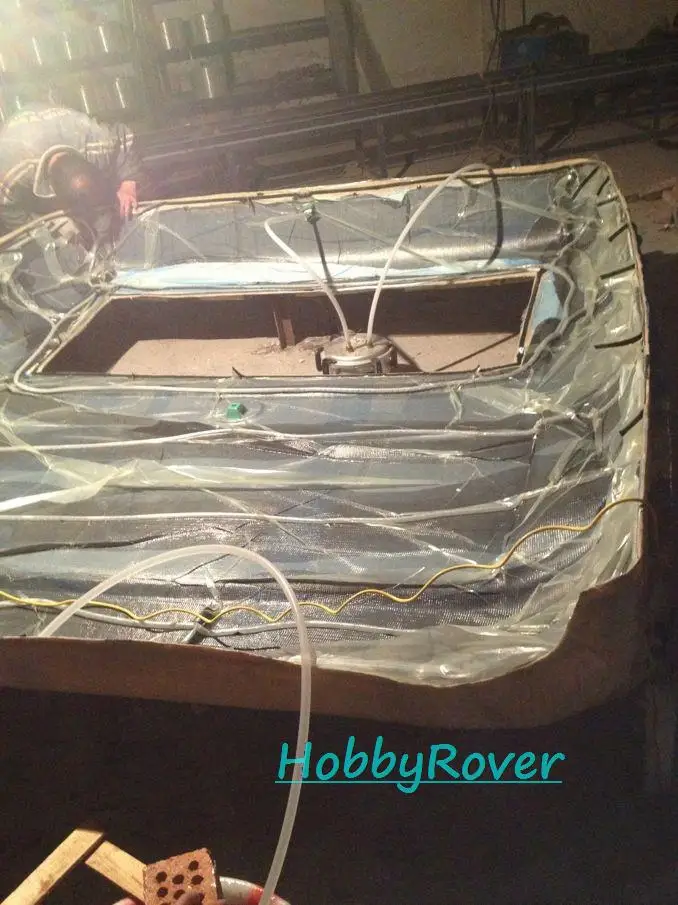 Изолированный Вакуумный пакет из углеродного волокна стекловолокна смолы