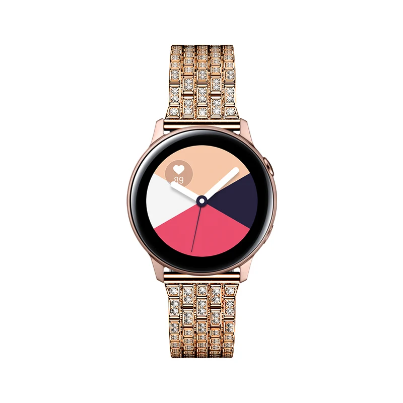 18 мм 20 22 металлический браслет для Samsung Galaxy Watch 3 Active 2 Gear S3/HUAWEI WATCH GT HONOR ES /Watch GS