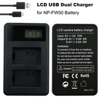 np fw50 battery charger np fw50 lcd usb dual charger for sony nex 3 nex 5 nex 6 slt a55 a33 a55 a37 a3000 a5000 a6000 camera