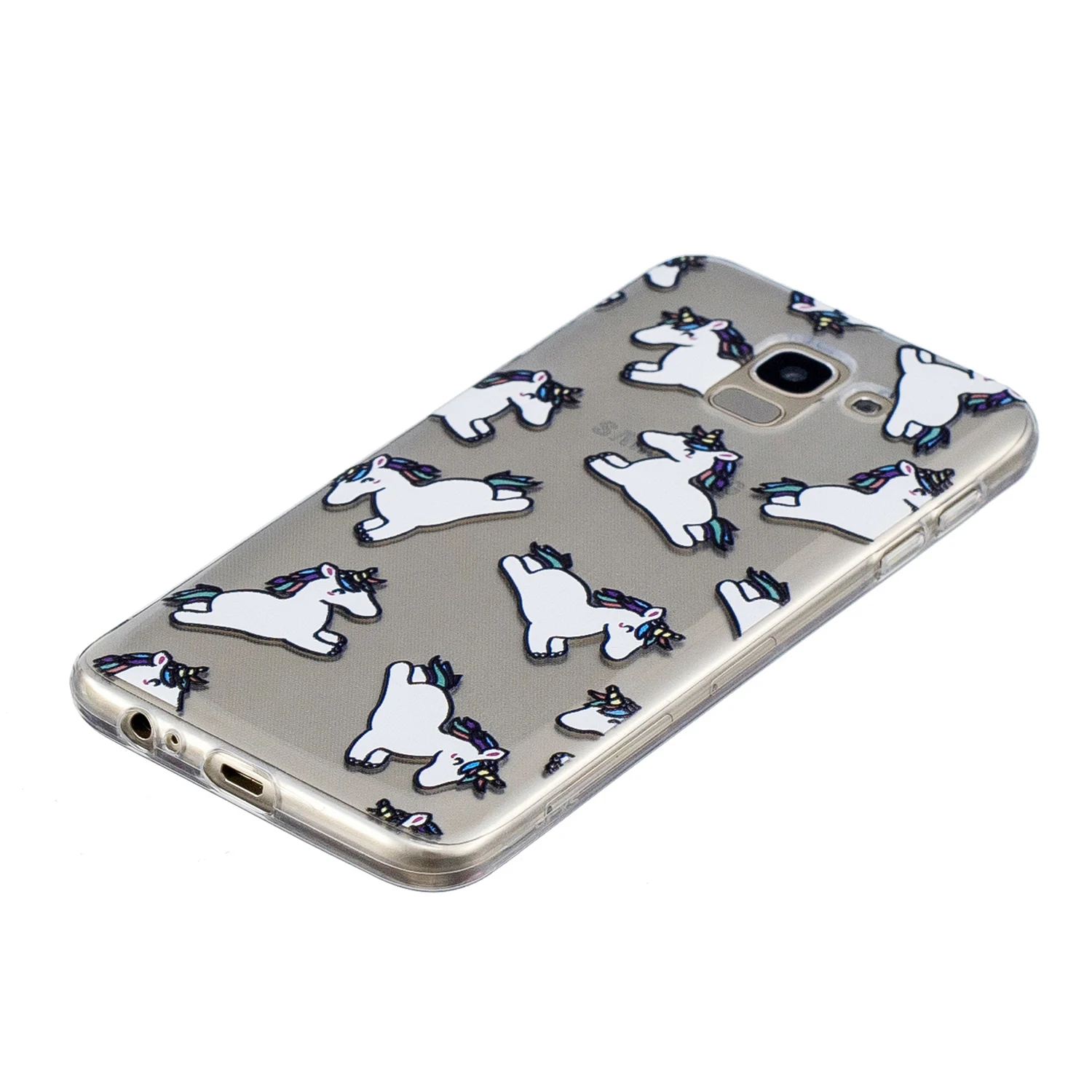 Case for Galaxy on 6 on6 silicon TPU soft Back Fundas cases Samsung J6 2018 5.6&quot cute cat pattern covers capa shell |
