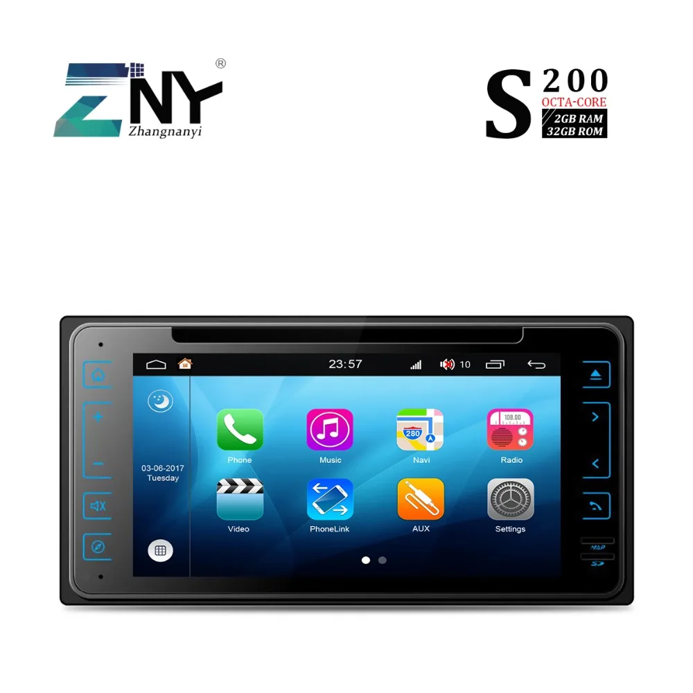 S200 6 75 "android автомобильный DVD для старого Toyota универсальный Camry Corolla RAV4 Terios Vitz Vizi