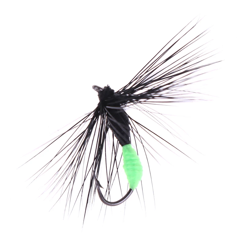 

10pcs Artificial Insect Fly Trout Fishing Lures Hook Ant Shape Fly Artificial Bait 3 Colors Butt Ants for Trout Fly Fishing Lure