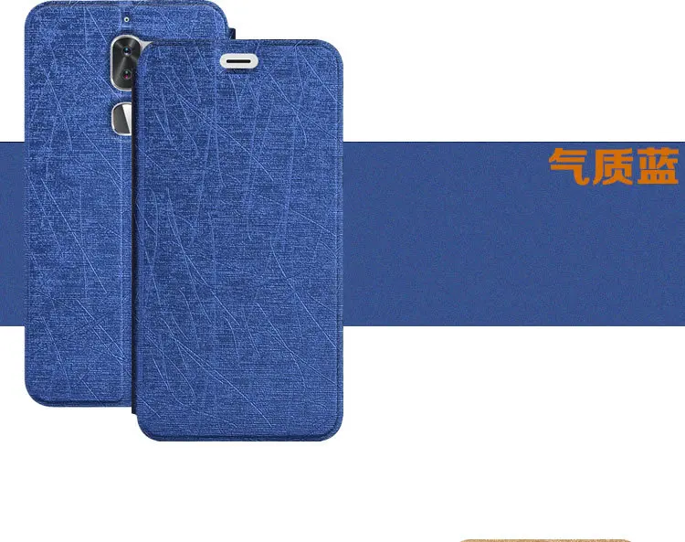 Синий Для оригинала Letv Cool 1 Dual Leeco Coolpad Cool1 Чехол кожаный флип с подставкой ТПУ силиконовый чехол для Letv LeEco Cool 1 чехол capa - Цвет: Синий