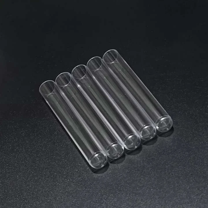 100 шт./лот 15x100 мм пластиковые пробирки с круглым дном для лабораторных