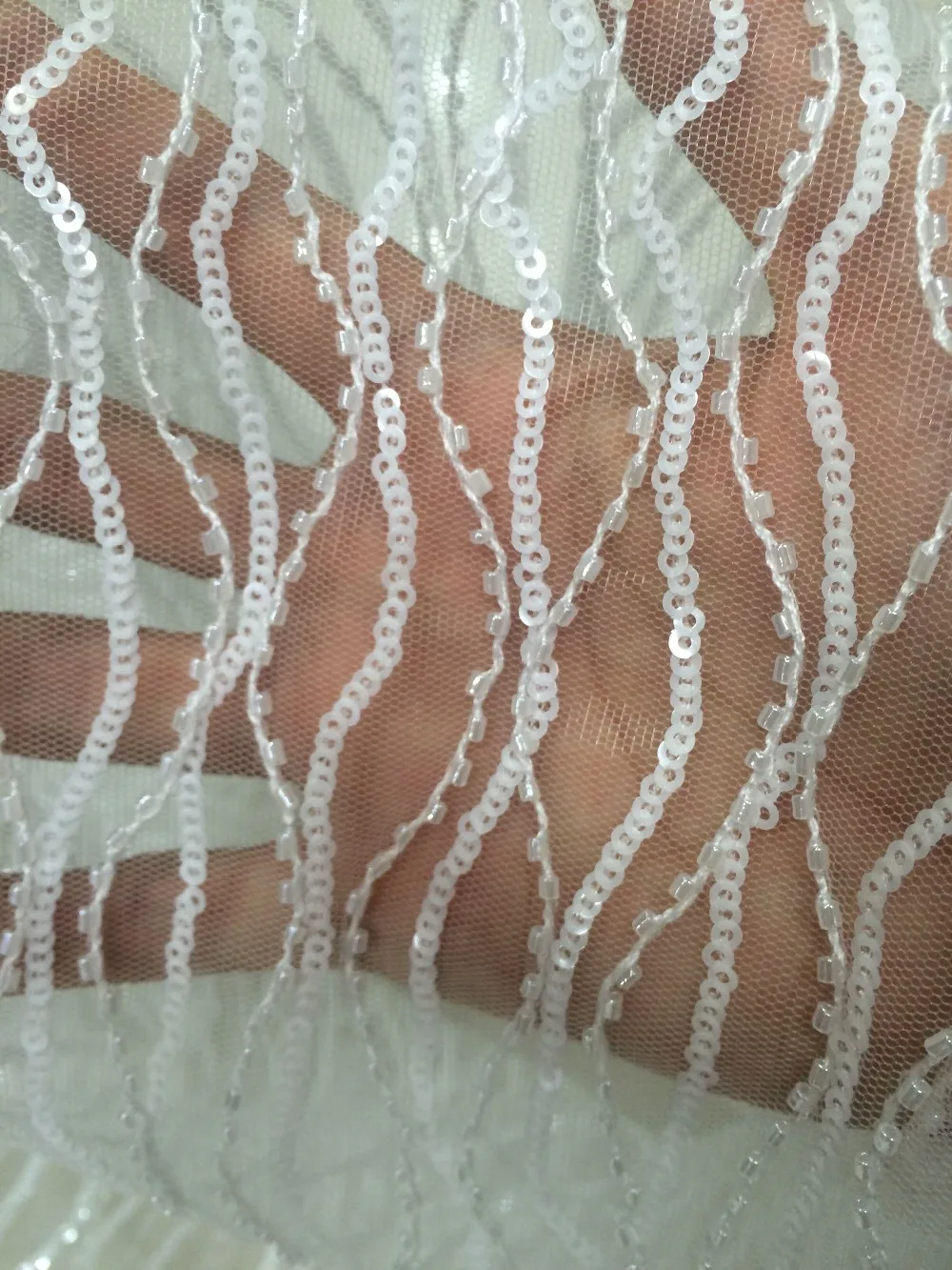 QL-93057 special 5 yards/pcs SEQUINS African french lace net tulle fabric with super quality | Дом и сад