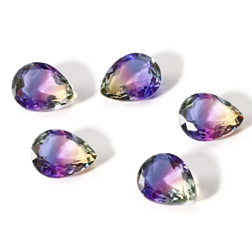 5 2,5-3.5ct Турмалин 8X10 мм 10 неоправленный полудрагоценный камень ювелирные изделия аксессуары наивысшего качества драгоценный подарок украшения - Цвет: 5