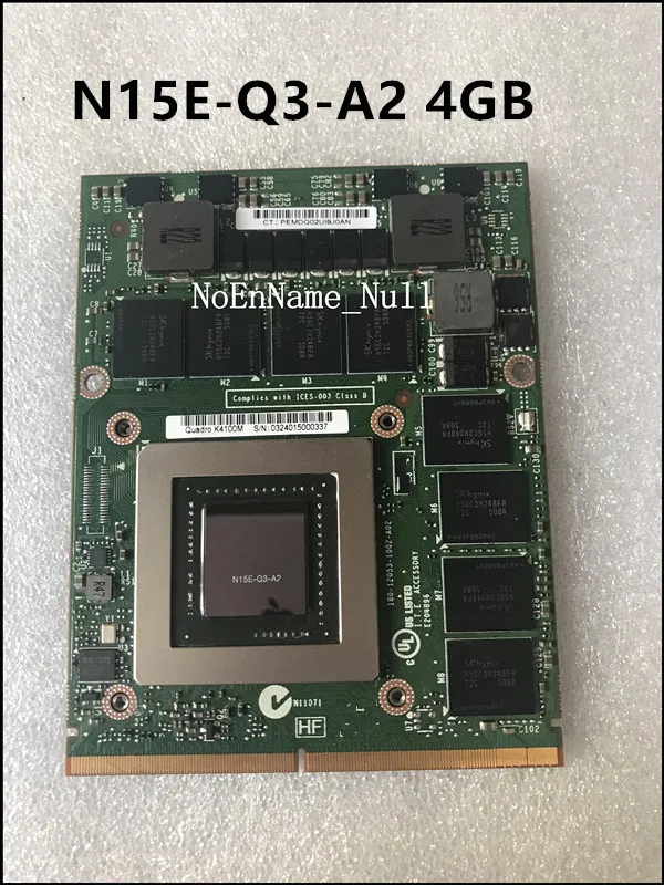 Оригинальная графическая карта K4100M K 4100M 4G VGA для DELL M6700 M6800 HP 8770W ZBOOK15 G1 G2 тест