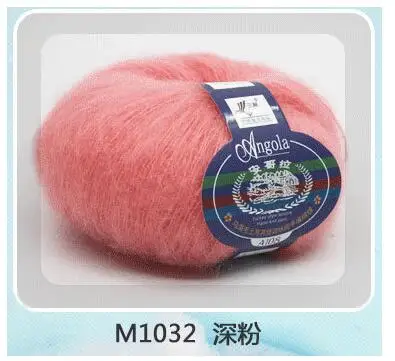 32 dark pink 1 шт. = 25 г мягкий мохер Кашемир Вязание шерсть пряжа DIY шаль шарф вязание крючком нитки поставки ручное вязание - Цвет: 32 dark pink