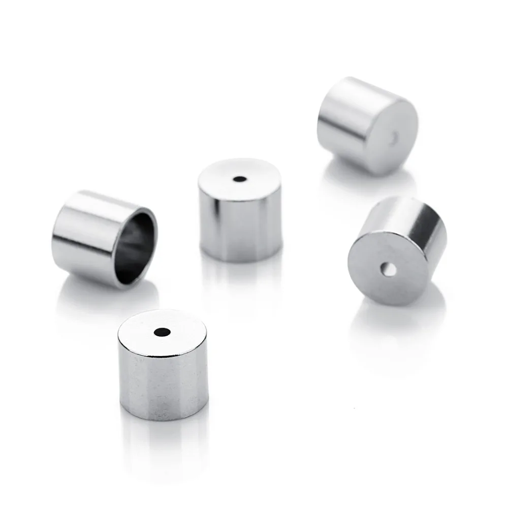 10 шт. Концевая крышка из нержавеющей стали 6 мм с большим внутренним отверстием