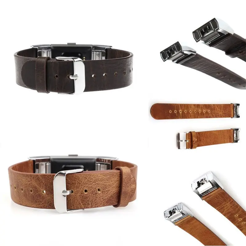 Новое поступление кожаный ремешок для часов браслета Fitbit charge 2 браслет зарядки