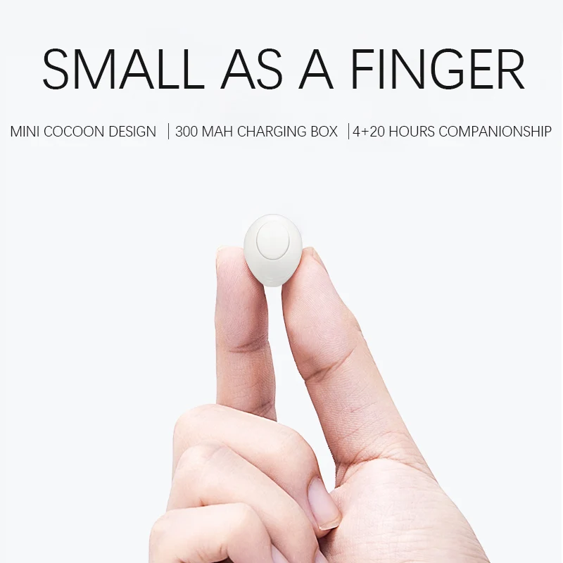 Мини-Беспроводная гарнитура Bluetooth Невидимый бизнес-наушники Моно канала