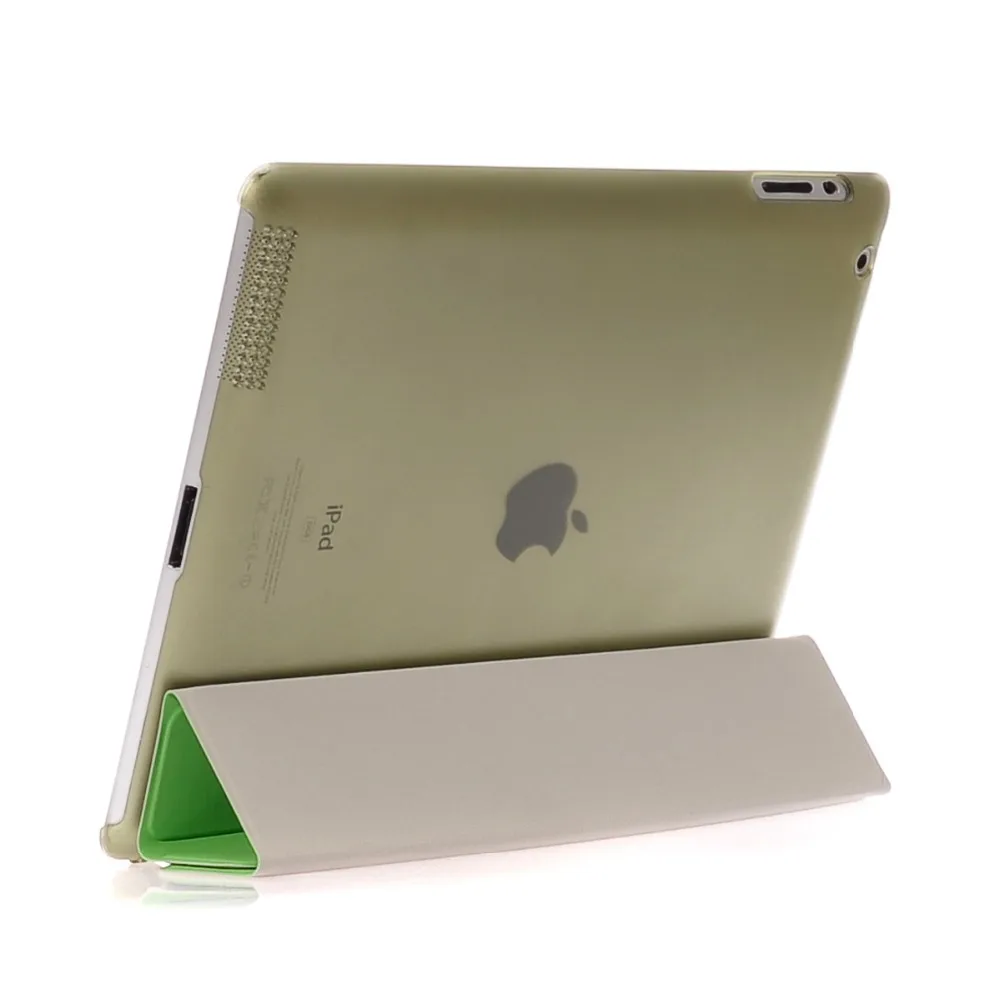 Чехол для iPad 2/3/4 из искусственной кожи сиамские корпус чехол для чехол-книжка Smart Cover Авто Режим сна/Пробуждение для A1460'A1459'A1458'A1416'A1430