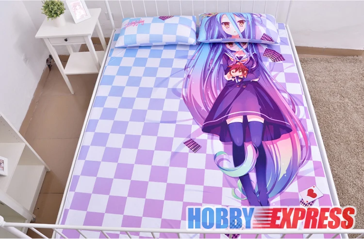 Hobby Express Shiro-без игры нет жизни японская кровать одеяло или пододеяльник с двумя