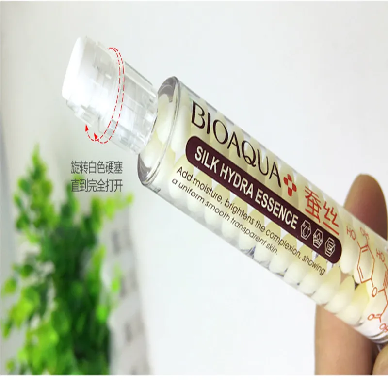 BIOAQUA Silkworm Шелковый эфирный крем Белковая Форма Вода Свет иглы эссенция мазок
