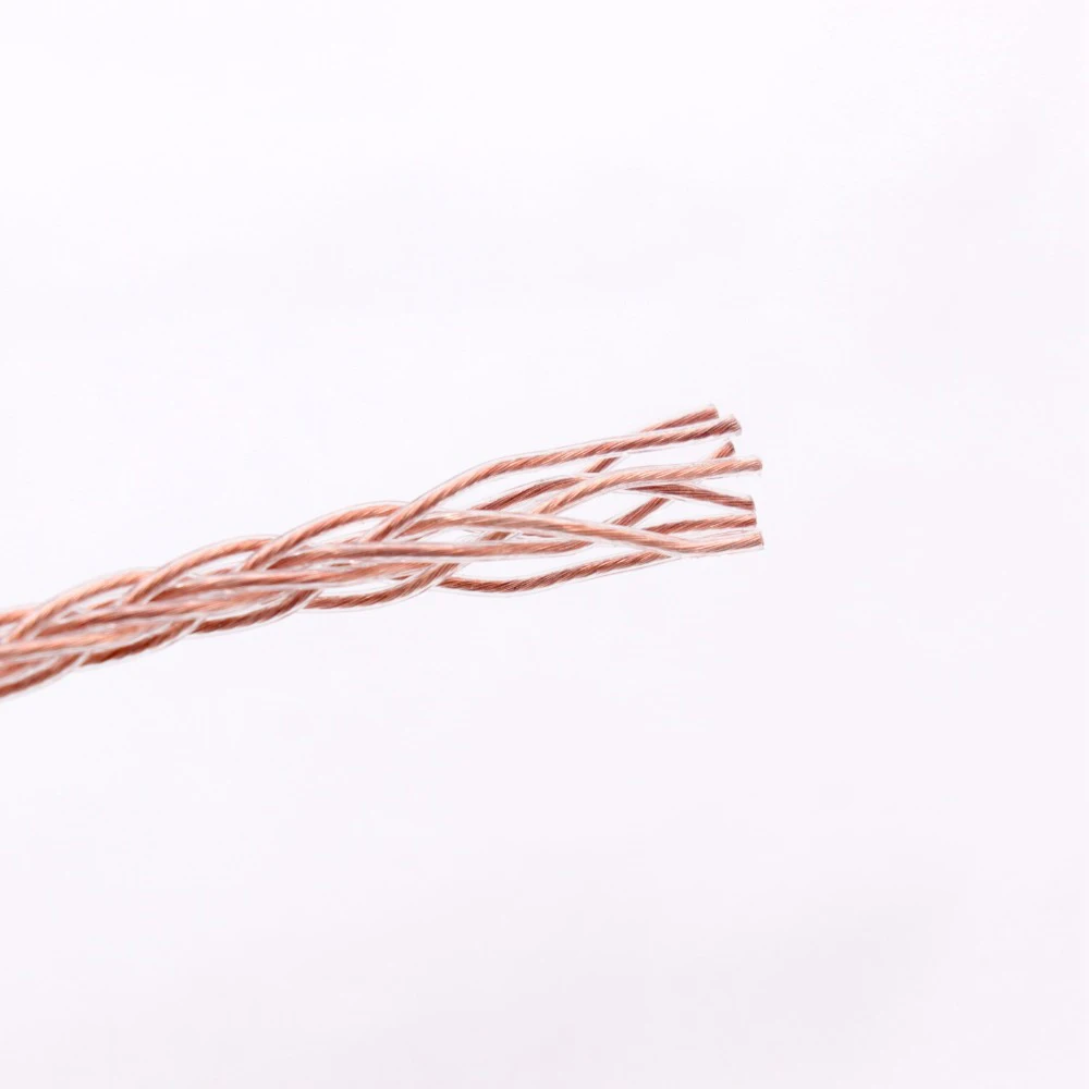 Оплетка PTFE OCC медный провод для наушников HIFI Аудио гарнитура сцены DIY обновленный