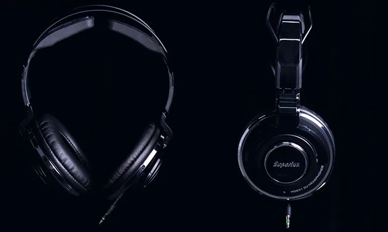Superlux HD631 закрытые сзади DJ наушники Профессиональный мониторинг hifi бас Музыка гарнитура для студии