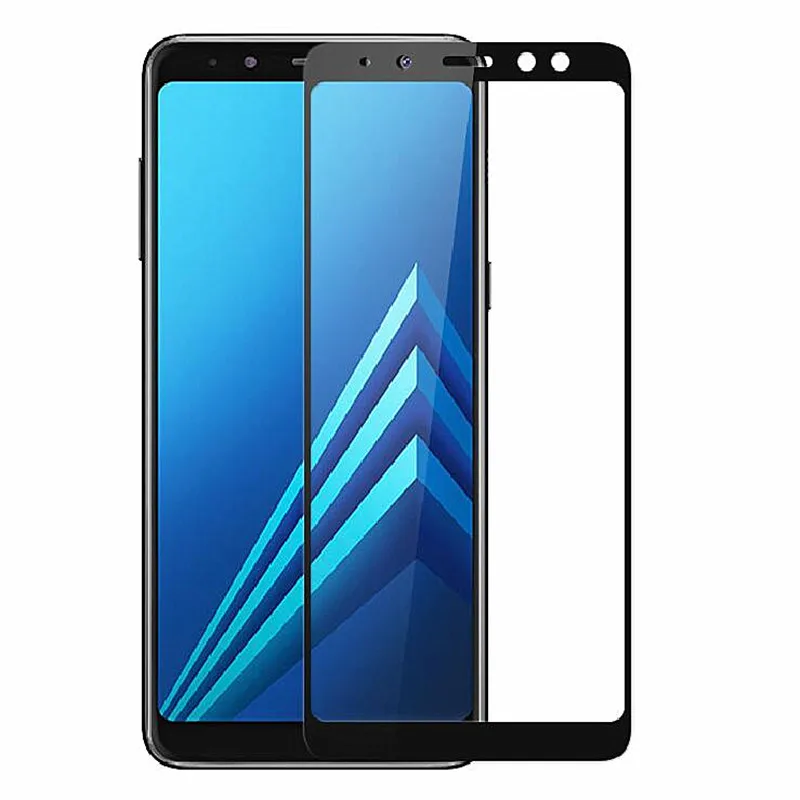 3D полное покрытие закаленное стекло для Samsung Galaxy J4 J6 Duos A6 A8 Plus J8 2018 J3 J5 J7 2017 A5