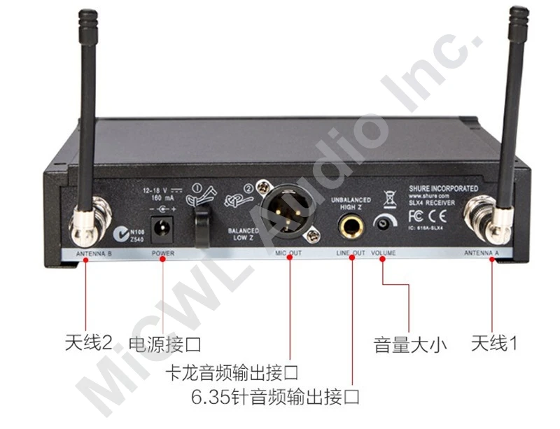 MiCWL бренд SLX SLX24 BETA58/SM 58 UHF профессиональный беспроводной микрофон Система кардиоида SM BETA 58 ручной микрофон