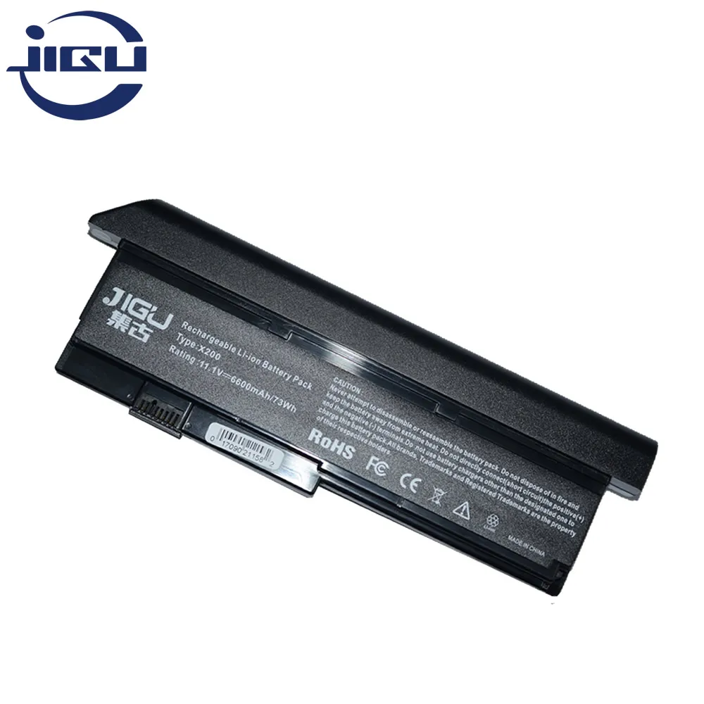 JIGU 9cell Новый аккумулятор для ноутбука IBM Lenovo ThinkPad X200 X200S X201 X201S X201i 42T4650 черный|new laptop