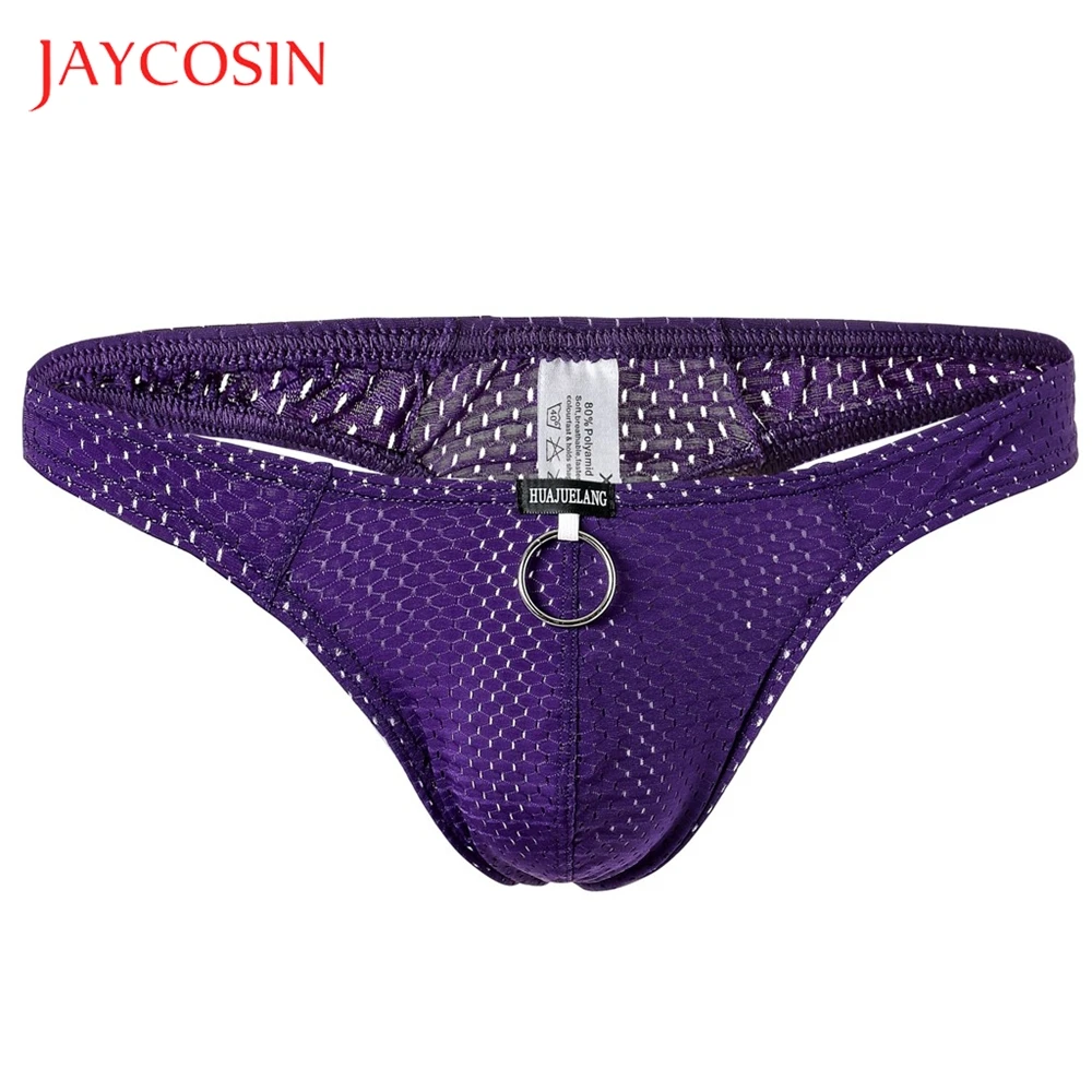Нижнее белье JAYCOSIN с низкой талией мягкие дышащие трусики мужские сетчатые