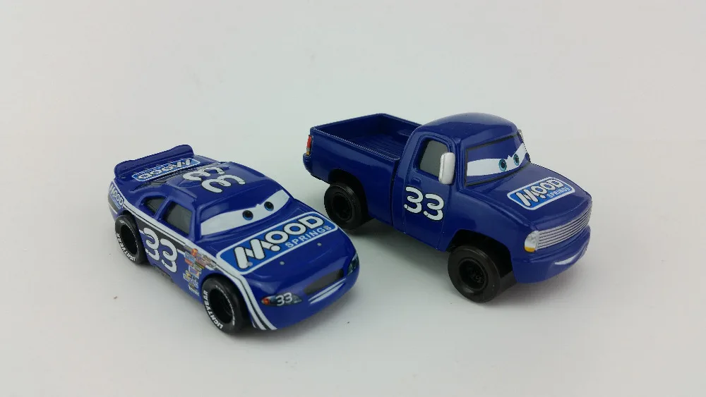 Дисней Pixar Cars No.33 Mood Spring пикап и автомобиль металлический литой игрушечный 1:55
