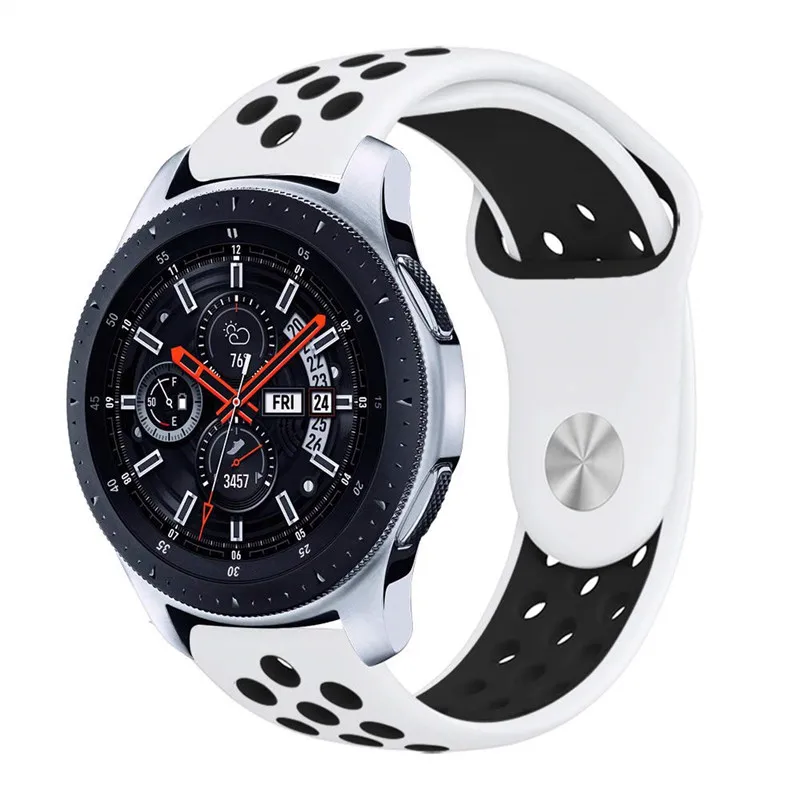 Для samsung Galaxy Watch 46 мм полосы 22 мм силиконовый сменный wirst ремешок для gear S3 Frontier классический ремешок 20 мм S2 браслет