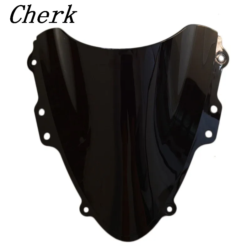 

Black Motorcycle ABS Windshield Fairing Windscreen Double Bubble Screen For Suzuki GSXR GSX-R 600/750 2004-2005 K4