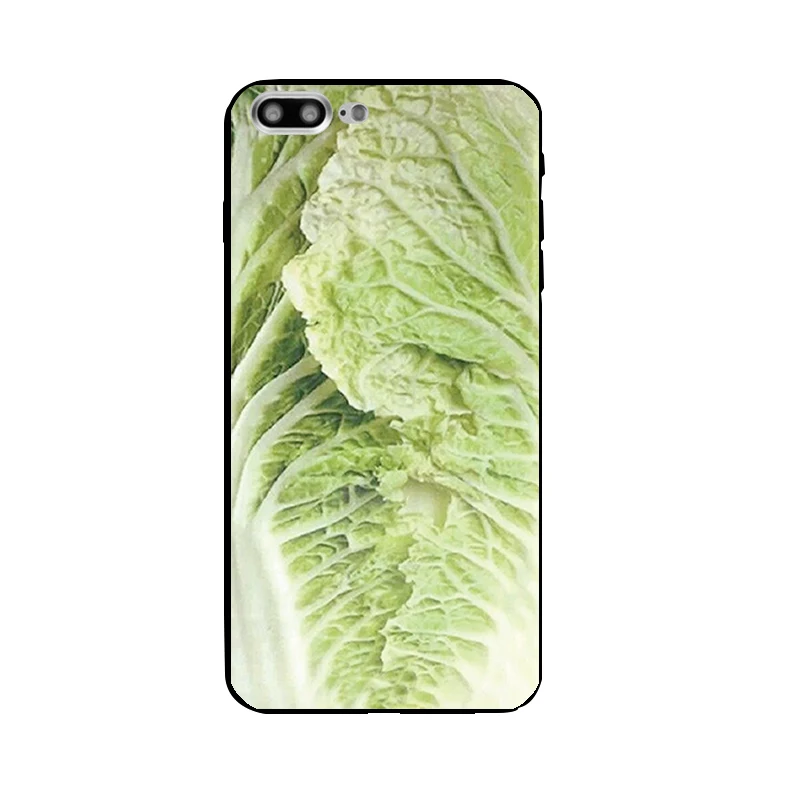Мягкий черный чехол из ТПУ для iPhone 7 Plus телефона Apple 5C чехол-бампер 6 6S с рисунком