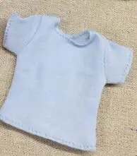 blue 1 шт. 1/6 футболка для кукол blyth повседневная одежда рубашки barbi для Licca, Azone, kurhn аксессуары для кукол - Цвет: blue