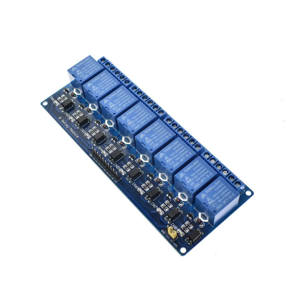 Релейный модуль TZT 24 В 4 6 8 16 канальный релейный с оптроном выход для arduino в