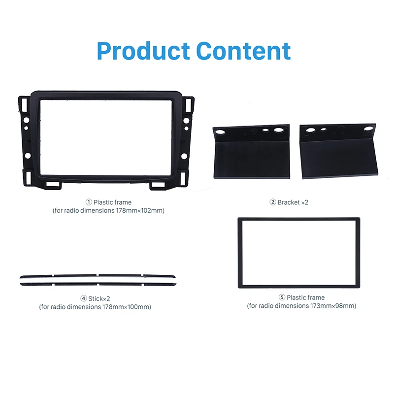 Seicane 2Din Fame для 2010- Chevrolet Sail Car Radio Fascia DVD для ремонта стерео аппаратуры панель приборной панели модифицированный монтажный комплект рамка