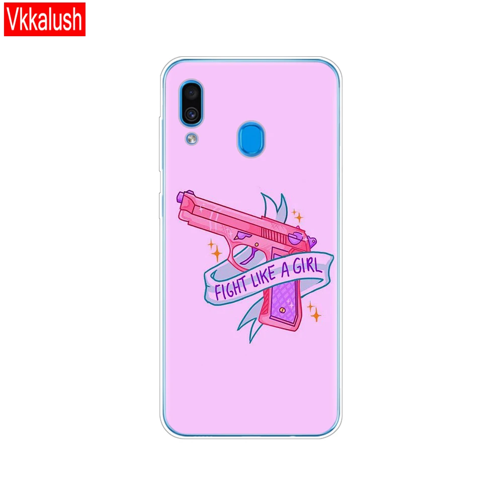80223 Чехол для samsung Galaxy A20 чехол A20E Силиконовая задняя крышка для samsung A20 A 20 A205F A20E A202F Мягкий противоударный чехол - Цвет: 80223