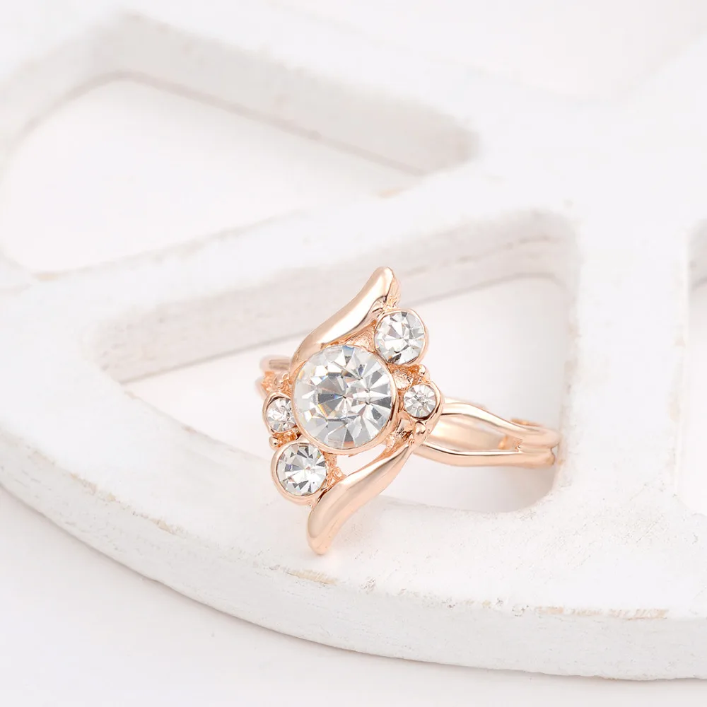 Комплект из колье серёг и кольца с фианитом|wedding jewelry sets|fashion setjewelry sets |