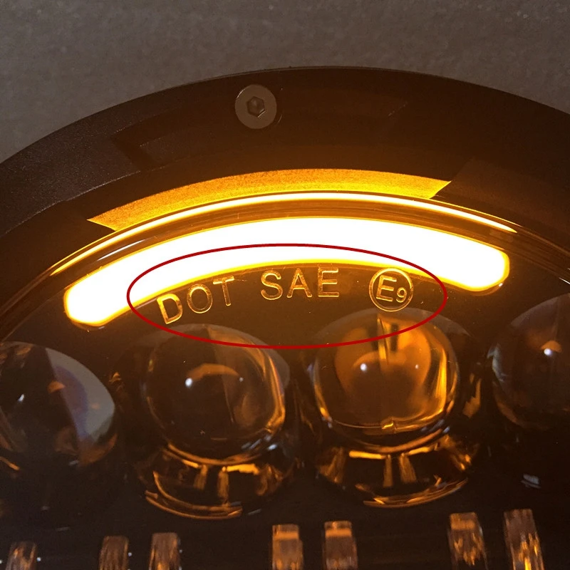 

TNOOG DOT E9 7 inch 105w Round LED Headlight with DRL High Low Beam Led Chip for JEEP Wrangler UAZ Hunter Lada 4x4 urban