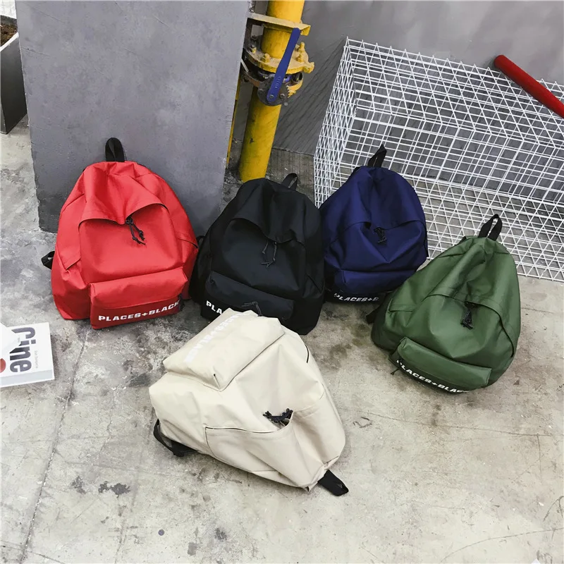 Европейские и американские простые большого объема колледж высокий рюкзак для