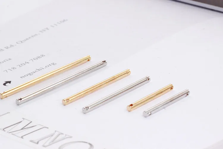 50 шт. медный материал маленькие палочки амулеты простая планка длинная полоса