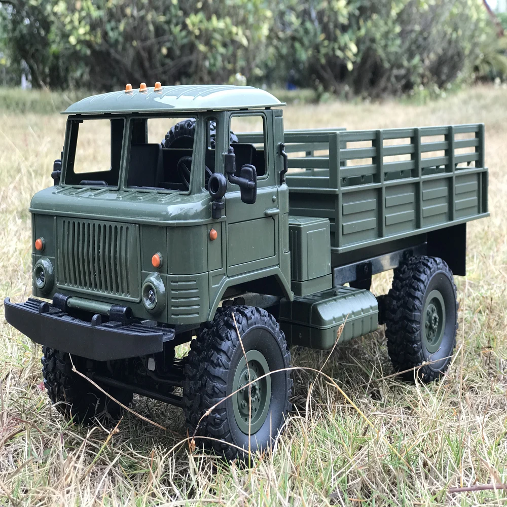 WPL B 24 1/16 Радиоуправляемый автомобиль 2 4 ГГц Военный грузовик внедорожник