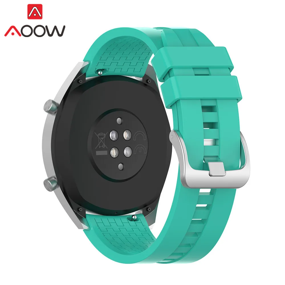 22 мм силиконовый ремешок для часов huawei Watch GT 2 Active/элегантный 42 мм 46 мм Honor Watch волшебный, резиновый спортивный браслет