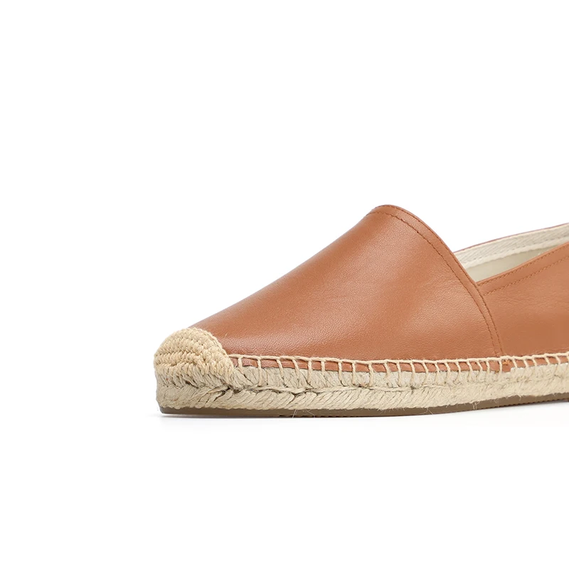 Женские мокасины из натуральной кожи плоские эспадрильи|Обувь без каблука| |