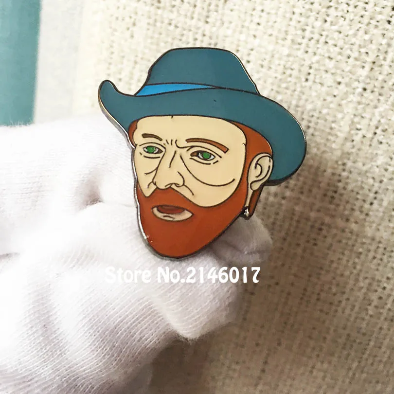 Новое поступление 2018 фантастическая булавка Винсента Ван Гога значки