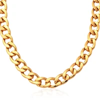 kpop new fashion gold color chunky necklace bracelet chains mens high quality snake necklace 55cm wholesale n754