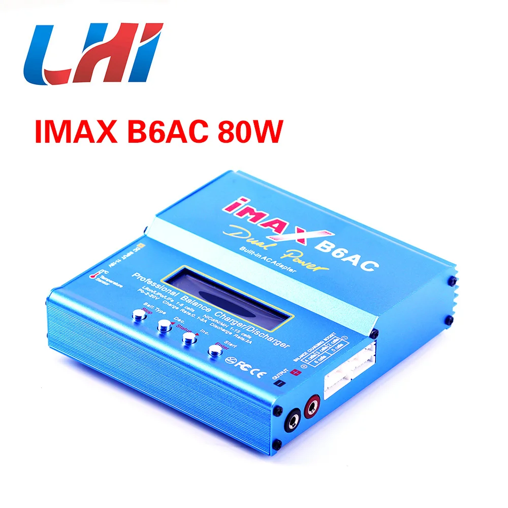 IMAX B6AC 80 Вт Lipo NiMh Ni CdRC li ion зарядное устройство для цифровой зарядки
