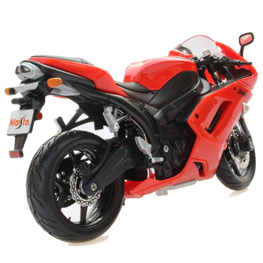Модель мотоцикла 1:12 Kawasaki ZX 6 гоночного автомобиля из сплава Forcecontrol коллекция
