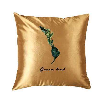 DUNXDECO чехол для подушки декоративный чехол для подушки художественный современный тропический лес птица зеленый лист принт Coussin диван стул Постельные Принадлежности Декор - Цвет: H
