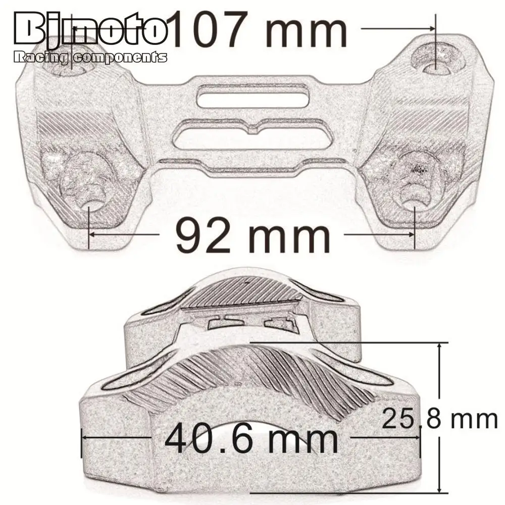 Верхняя крышка для руля мотоцикла CNC BJMOTO MT FZ 09 Yamaha MT-09 MT09 FZ-09 FZ09 2013-2018 | Автомобили и